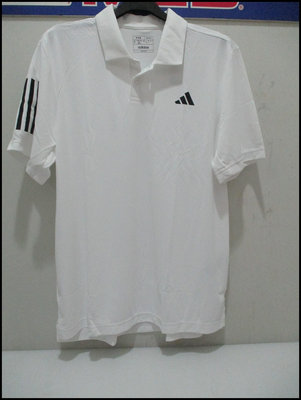 ADIDAS CLUB 3STR POLO衫 男款 網球 排汗 透氣 白色 正品公司貨 HS3268