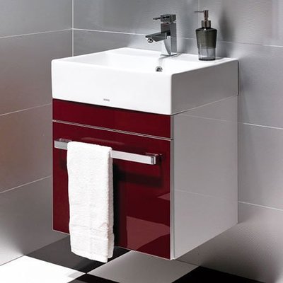 《101衛浴精品》TOTO L710CGUR 寶石紅結晶鋼烤面盆浴櫃組 TO-710HR【全台大都會免運費 可貨到付款】