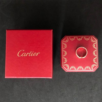 《三福堂國際珠寶名品1203》Cartier 2c Motif 18三K金750戒指