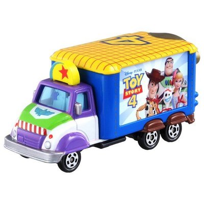 大賀屋 日貨 7 玩具總動員4 電影車 宣傳車 多美 Tomica 多美小汽車 合金車 玩具車 正版 L00011277