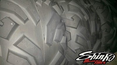 (輪胎王)日本SHINKO進口ATV沙灘車胎22×10-10 10吋後輪專用胎 （兩輪）