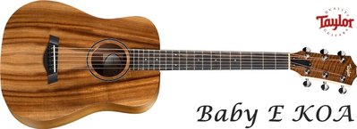 『立恩樂器』免運分期 Baby Taylor 經銷 / BTe-Koa 旅行吉他 電木吉他 面單 相思木 34吋 BT