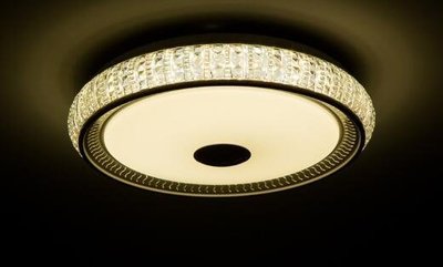 藍牙音樂吸頂燈廠家批發LED智能音響七彩燈臥室燈客廳燈圓型簡約
