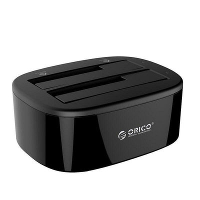 雙盤移動硬碟座ORICO 6228US3-C.3.5吋2.5吋USB3.0硬碟外接盒【DM453】123便利屋