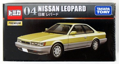 【G&amp;T】純日貨 TOMICA 多美小汽車 黑盒 NO.04 Nissan 日產 LEOPARD 887126