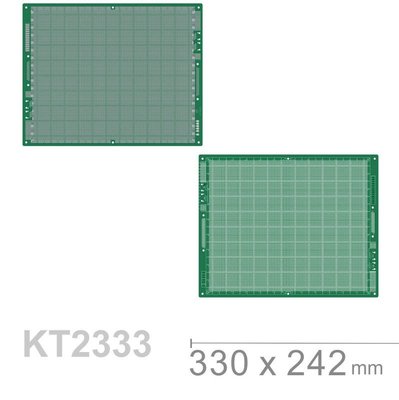 『聯騰．堃喬』KT-2333 330 x 242 mm 單面 83 x 113 孔 FRP  PCB板 萬用電路板