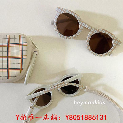 眼鏡盒heymankids|丹麥grech&amp;co兒童成人硅膠眼鏡盒可掛包包防掉眼鏡繩收納盒
