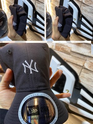 New Era x MLB NY Yankees Mini 49Forty Packable 紐約洋基可摺式黑色軟帽可塞