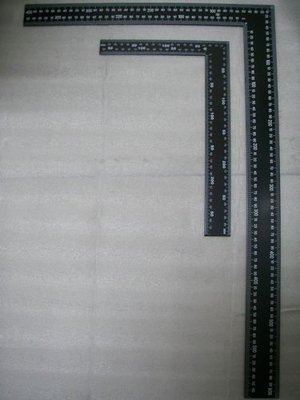 YT（宇泰五金）正台灣製高品質鐵工黑角尺/角尺/24"(600mm)下標區/品質保證/特價中