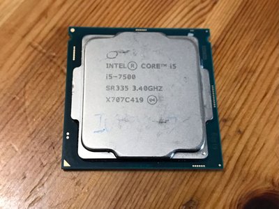 Intel i5-7500 CPU SR335 LGA-1151 4核 6M 中古良品 適合華碩 技嘉 MSI微星主機板升級