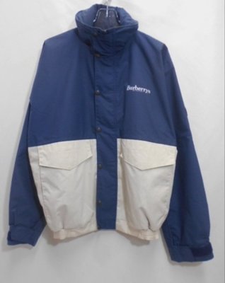Burberry vintage 英國制 90年代 雙色防風 外套 夾克 防潑水 YSL dio r