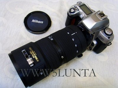 【五輪塔】拍賣『卍Nikon F80 單眼相機及 ED AF NIKKOR 80-200mm.f/1:2.8D專業望遠人像鏡頭乙套卍』