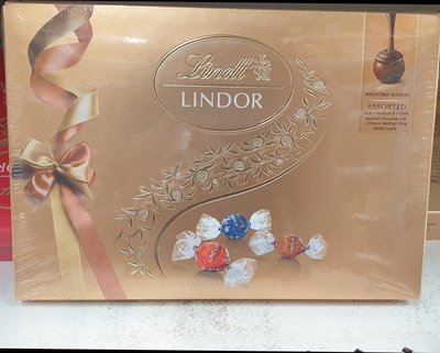 4/11前一次買2盒 單盒279瑞士蓮Lindt Lindor 綜合巧克力球禮盒 168g(14入)(黑巧克力/榛果/牛奶綜合)，最新到期日2024/6/13