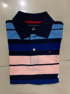 全新 美國購回 TOMMY HILFIGER 短袖上衣 polo S(6-7Y)