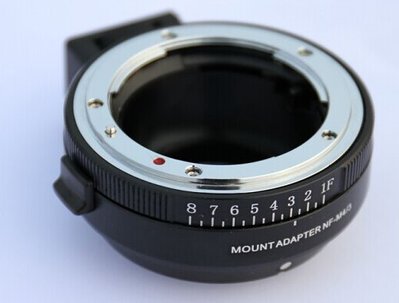 8定格可調光圈 Nikon G F AI鏡頭轉M4/3相機身轉接環 OLYMPUS E-PL10 E-PL9 E-PL8