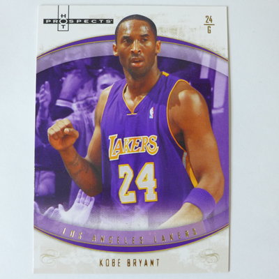 ~ Kobe Bryant ~名人堂/小飛俠/黑曼巴/柯比·布萊恩 2007年FLEER.24號球衣.NBA籃球卡