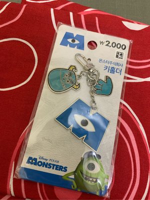 韓國 正版怪獸電力公司 怪獸大學 鑰匙圈 Monsters Disney