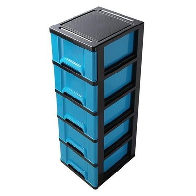 聯府 VK50-1 亮彩五層櫃 藍 收納櫃 整理櫃 塑膠櫃 置物櫃 衣櫃