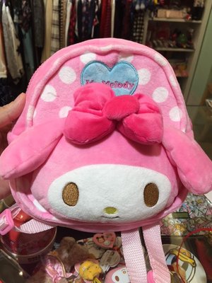 ☆Joan☆日本帶回❤Hello Kitty 立體大臉圓點兒童後背包