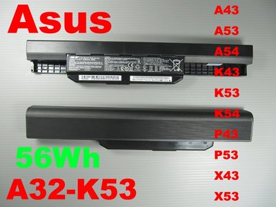 asus X53E X53S X53SD X53SJ X53SK X53SV X53T X53TA K53 原廠電池