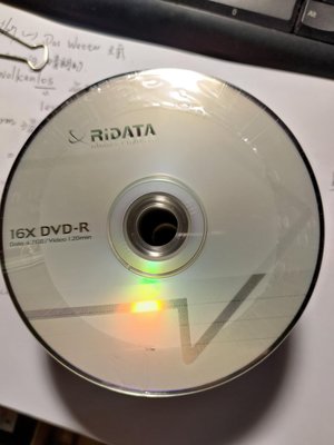 RiDATA16X DVD-R 空白光碟燒錄片50片