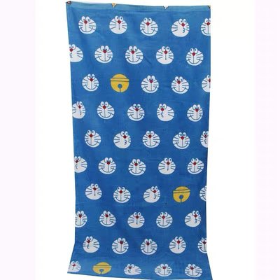 [現貨]哆啦A夢 Doraemon 浴巾 小叮噹 運動毛巾 洗澡 運動 健身 擦汗 跑步 柔軟吸水 個性獨特 交換禮物