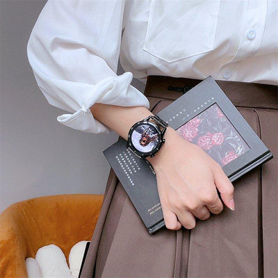 【熱賣精選】22mm錶帶 凹凸菱形金屬錶帶 適用三星Galaxy Watch 46MM s3 華米 gtr3 小米運動版 color