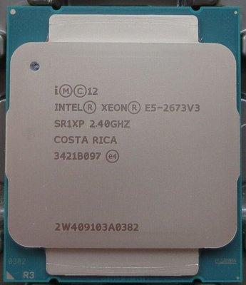 【含稅】Intel Xeon E5-2673 V3 2.4G 12C24T 2011-3 QS正顯散片CPU 一年保