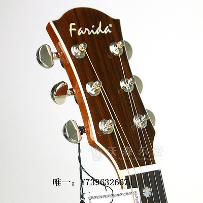 影音設備正品Farida 法麗達 R52 全單板吉他原聲民謠木吉他40寸全單送豪禮