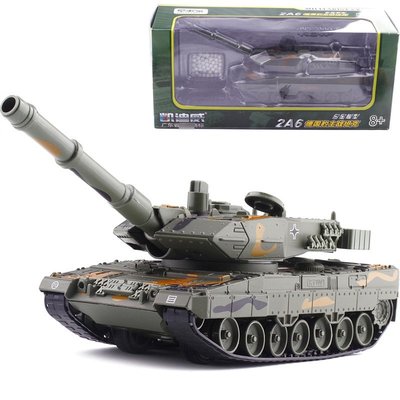 小銀子森活館 ✅軍事模型1:24德國豹式主戰坦克 俄羅斯烏克蘭戰爭 靜態汽車模型合金模型車