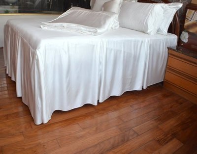 總統套房專用八件組純白色超柔軟超輕盈天絲鋪棉被套.天絲床罩.天絲枕頭套免運