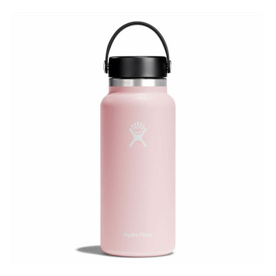 【Hydro Flask】贈水壺袋 櫻花粉 寬口瓶 32oz 946ml【提環蓋】美國 不鏽鋼保溫保冰瓶 保冷保溫瓶