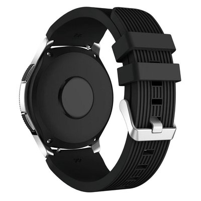 全館免運 運動軟手錶帶用於三星Galaxy Watch 46毫米Gear S3矽膠Amazfit錶帶22毫米 可開發票