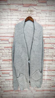 【JJ淘寶屋】日本品牌 Luca 高級羊駝毛 粗針織口袋罩衫外套 （請先詢問）