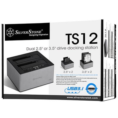 光華CUMA散熱精品*SILVERSTONE TS12 USB 3.1 Type-C接頭 硬碟抽取盒/支援離線~客訂