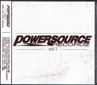 (甲上唱片) POWER SOURCE vol.1 / V.A. - 日盤 CD+DVD