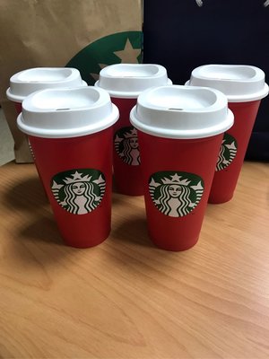 全新現貨Starbucks星巴克2019歐洲限定 紅色聖誕節版白女神Kermit 16oz 隨行杯 環保杯