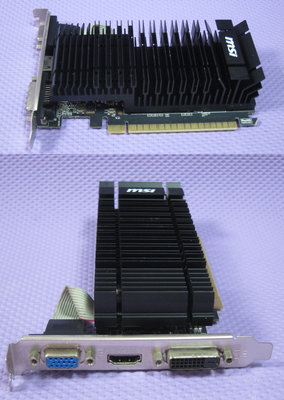【Nvidia GeForce】MSI N630-2GD3 / LP 微星軍規 2G 獨顯，VGA+ DVI+ HDMI