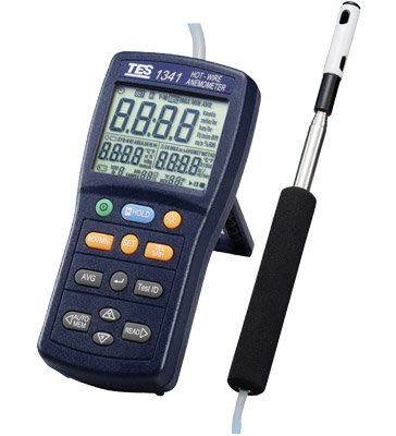 【米勒線上購物】風速計 TES-1340 熱線式風速計 風量計算