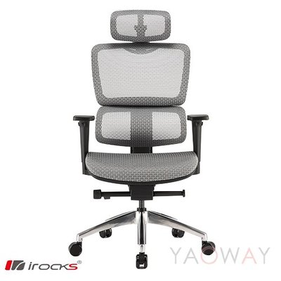 【耀偉】iRocks 艾芮克 T07人體工學辦公椅/電腦椅/電競椅/網椅/4D扶手