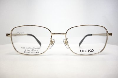 【中國眼鏡】台南實體店 SEIKO 精工 傳統 紳士框 爸爸 鏡架 鏡框 彈簧腳 日本製 鈦 全框 7008