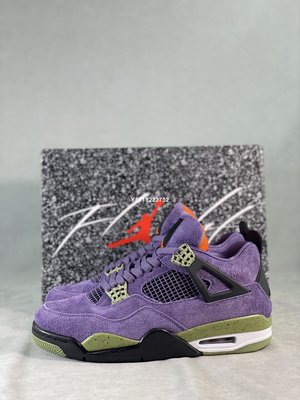 Air Jordan 4 Retro Canyon Purple 運動 籃球鞋 男鞋AQ9129-500