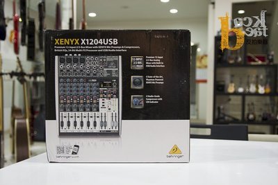 [ 反拍樂器 ] 耳朵牌 Behringer Mixer XENYX X1204USB 混音器、混音機