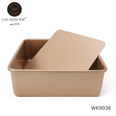 【Chefmade學廚】WK9036 8.5吋 正方形活底蛋糕模 21.9*21.9*7.8cm