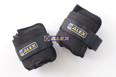 ALEX C-4904 抽取式 調整式 沙包型 加重器 綁腿 綁手 肌力訓練 負重 4公斤重 台灣製造
