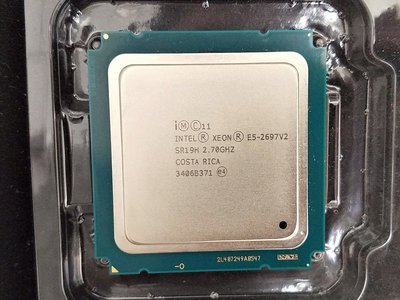 【含稅】Intel Xeon E5-2697 V2 2.7G 30M 12C24T 130W 2011 正式CPU一年保