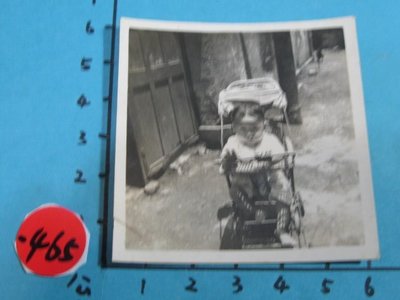 童年嬰兒車,,古董,黑白老照片,相片