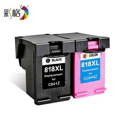 彩格適用惠普HP818墨盒黑色 Deskjet f4288 d2568 d1668 2488打印機連供大容量墨盒F241