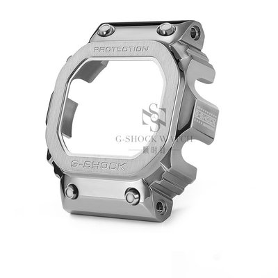 @上新錶帶 卡西歐G-SHOCK GX-56BBGWX-56巨G金屬表殼表帶大方塊手表改裝配件~特價