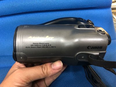 Canon autoboy jet 底片機 無底蓋 電池還是可以自行卡住 如影片可以運行
